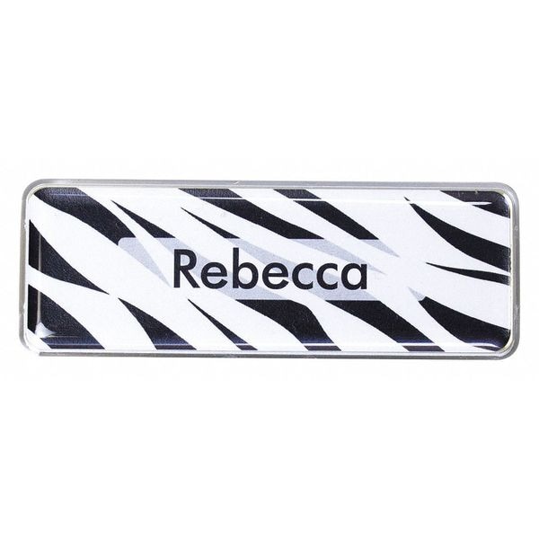 The Mighty Badge Badge, Zebra, Blank Legend, PK10 - 905811