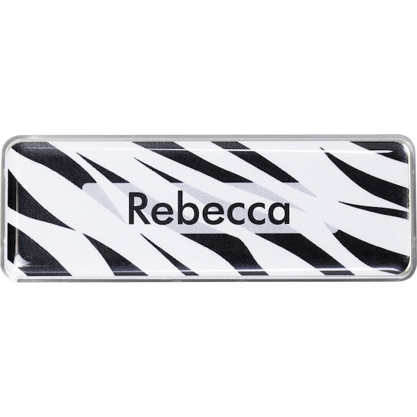 The Mighty Badge Badge, Zebra, Blank Legend, PK10 - 905811