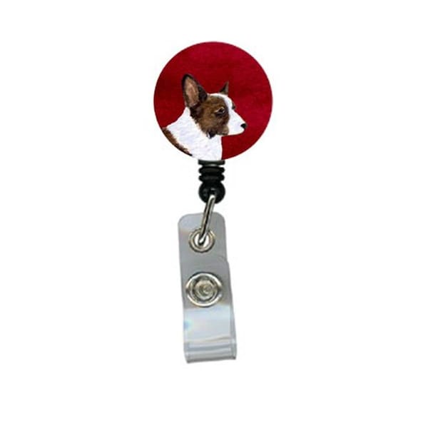 Carolines Treasures Corgi Retractable Badge Reel or ID Holder with Clip - SS6027BR