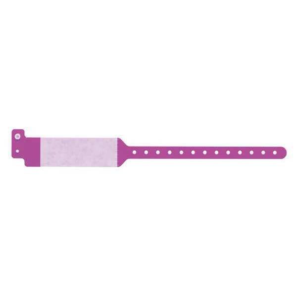 Identiplus ID Wristband, Cover Seal, Purple, PK500 - P4M-36