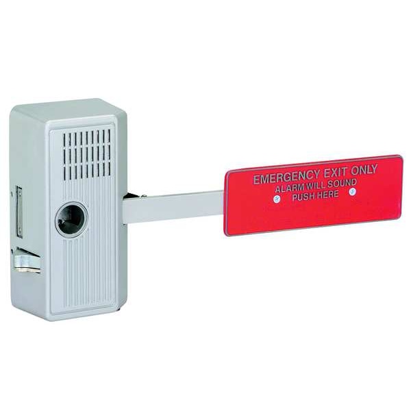 Alarm Lock Exit Door Alarm, Immediate Egress, 99dB, Alum - 250XUS28