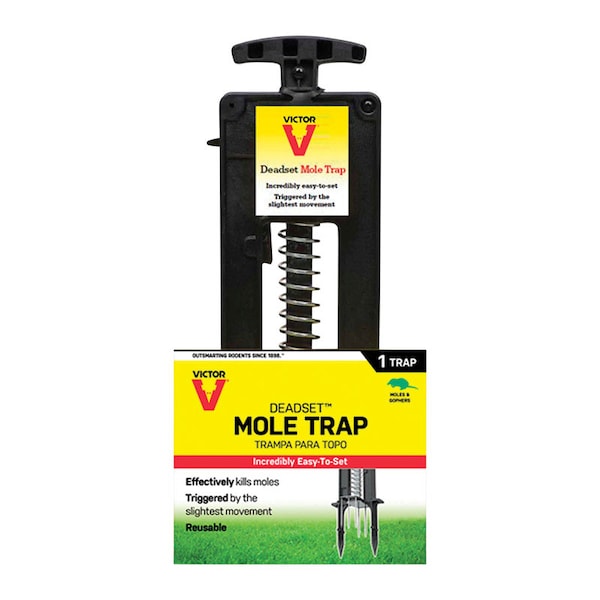 Victor Victor Deadset Medium Plunger Animal Trap For Moles 1 pk - M9015