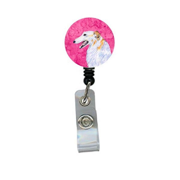 Teachers Aid Borzoi Retractable Badge Reel Or Id Holder With Clip - TE242084