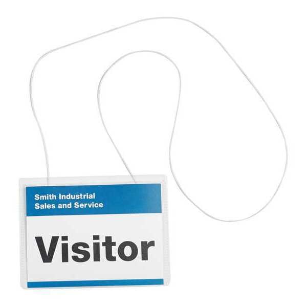 Partners Brand Badge Holders, Hanging Style, 4" x 3", Clear, 50/Case - BH120