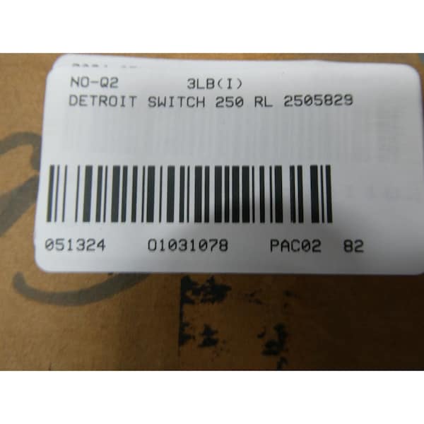 Interruptor Detroit 90-165F 115/230/440/550V-AC OTRO SENSOR DE TEMPERATURA - 250 RL 2505829