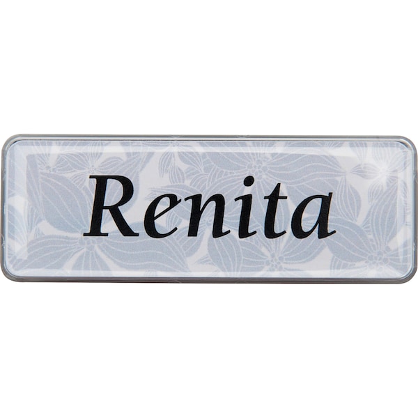 The Mighty Badge Badge, Large Floral, Blank Legend, PK10 - 906845