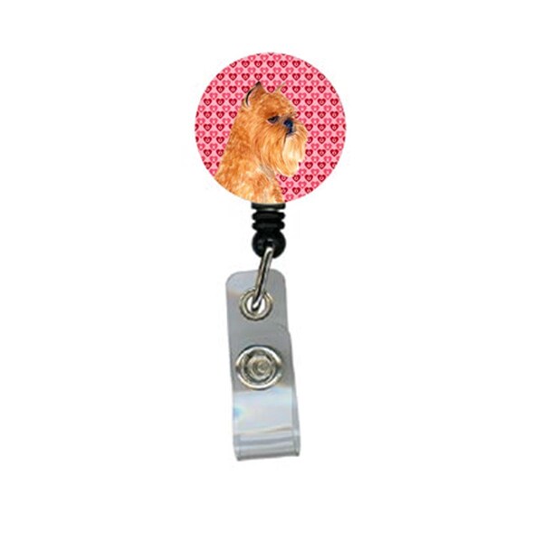 Carolines Treasures Brussels Griffon Retractable Badge Reel Or Id Holder With Clip - SS4494BR