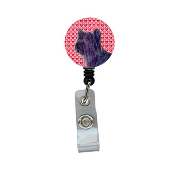 Teacher&Aposs Aid Skye Terrier Retractable Badge Reel Or Id Holder With Clip - TE2925878