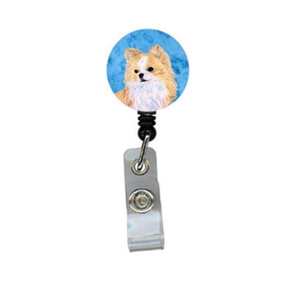 Carolines Treasures Chihuahua Retractable Badge Reel Or Id Holder With Clip - SS4750-BU-BR