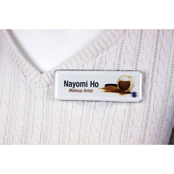 The Mighty Badge Badge, Capri Gemstone, Blank Legend, PK10 - 905930