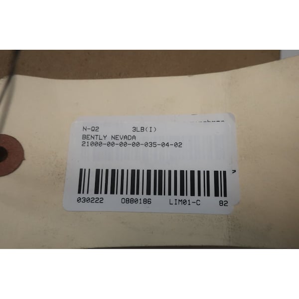 Ensamblaje de Sonda Relativa de Bently Nevada Otros Sensores de Nivel y Transmisor - 21000-00-00-00-035-04-02