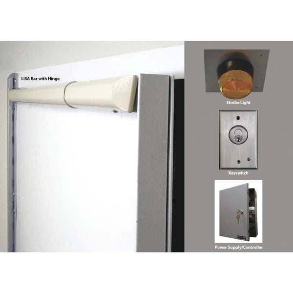 Securitech Anti-Ligature Door Alarm Kit, Key Control - LISA-1DR4248-LH