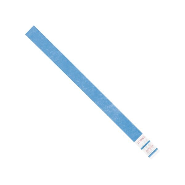 Bsc Preferred 3/4 x 10'' Blue Tyvek Wristbands, 500PK - BUY00087242