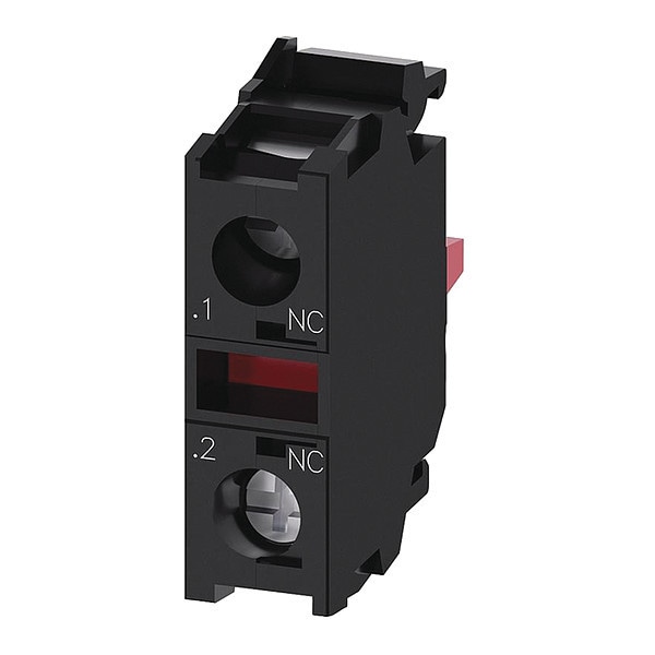 Bloque de contacto Siemens, Acción Momentánea, 22mm - 3SU1400-1AA10-1CA0