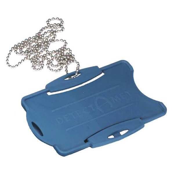Detectamet Detectable Swipecard Holder, Plastic, Blue, PK25 - 212-A65-A55-P01