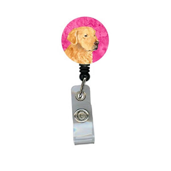 Teacher&Aposs Aid Golden Retriever Retractable Badge Reel Or Id Holder With Clip - TE2905172