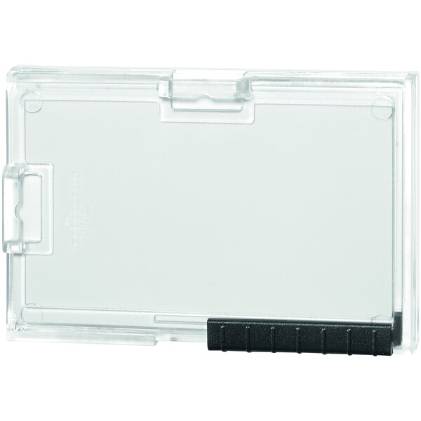Durable Office Products ID Card Holder, 2-1/2" L, Trio, PK10 - 892019