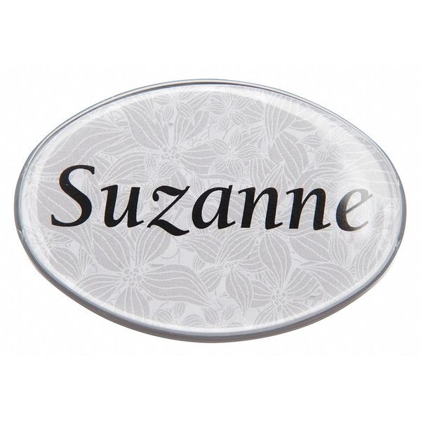 The Mighty Badge Badge, Large Floral, Blank Legend, PK10 - 906853