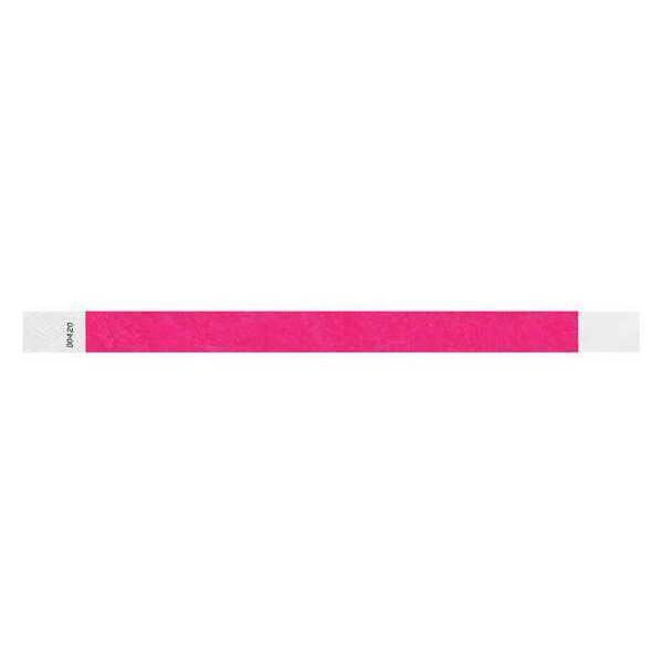 Identiplus ID Wristband, Adhesive, Pink, PK500 - T3-07