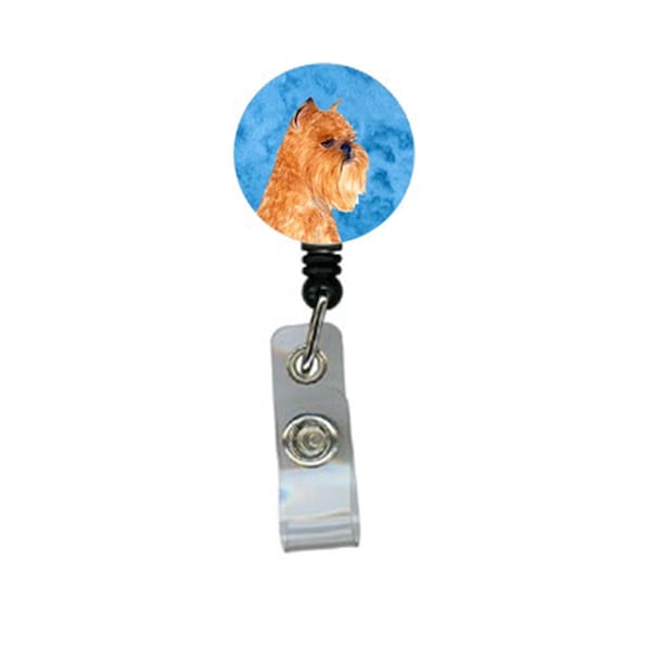 Carolines Treasures Brussels Griffon Retractable Badge Reel Or Id Holder With Clip - SS4770-BU-BR