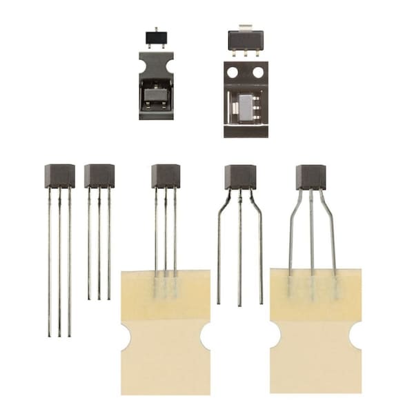 Sensores Hall Effect / Magnéticos de montaje en placa de Honeywell 2.7Vdc a 6.5Vdc para la detección de posición de imán - SS59ET