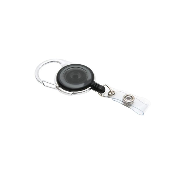 Workstationpro Quick Clip ID Badge Reels Round Strap Smoke  Quick Clip ID Badge Reels Round Strap Smoke - WO2804106