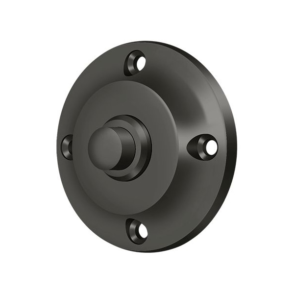 Deltana Bell Button, Round Contemporary Oil Rubbed Bronze - BBR213U10B