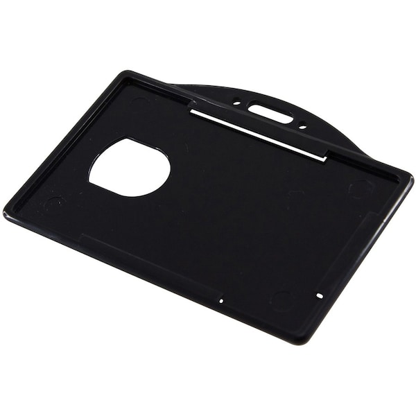 Sicurix ID Card Holders, Horizontal, 3-3/8"x2-1/8"25/PK, Black PK - BAU68310