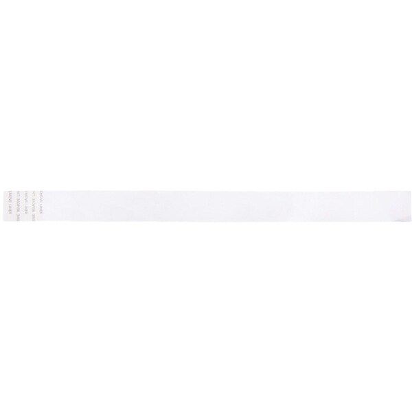 Sicurix Security Wrist Band, Tear-Resistant, 10"x3/4", 100/PK, YW PK - BAU85070