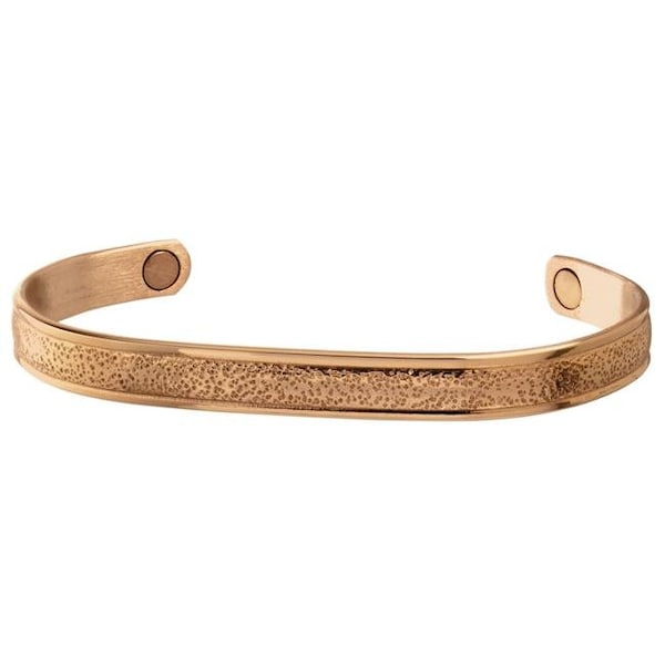 Sabona Sabona 53960 Pebbled Copper Magnetic Wristband - Medium - 53960
