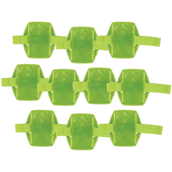 Ergodyne 3386 Lime Arm Band ID Badge Holder, 10PK - 3386PK10
