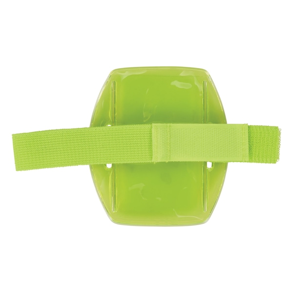 Ergodyne 3386 Lime Arm Band ID Badge Holder, 10PK - 3386PK10