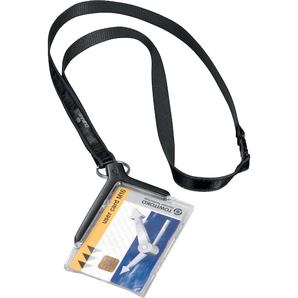 Durable Office Products Card Holder, 19-1/2" L, Delux, PK10 - 820758