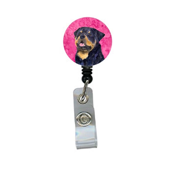 Teacher&Aposs Aid Rottweiler Retractable Badge Reel Or Id Holder With Clip - TE2909769