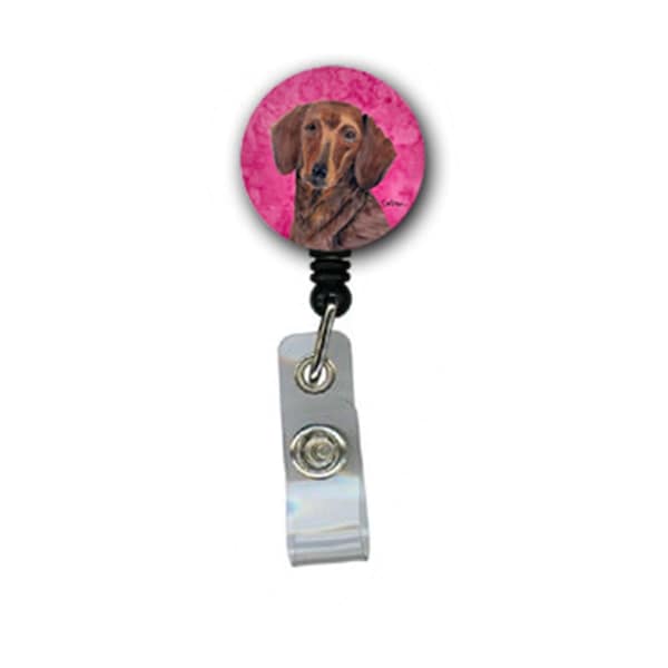 Teachers Aid Dachshund Retractable Badge Reel Or Id Holder With Clip - TE242120