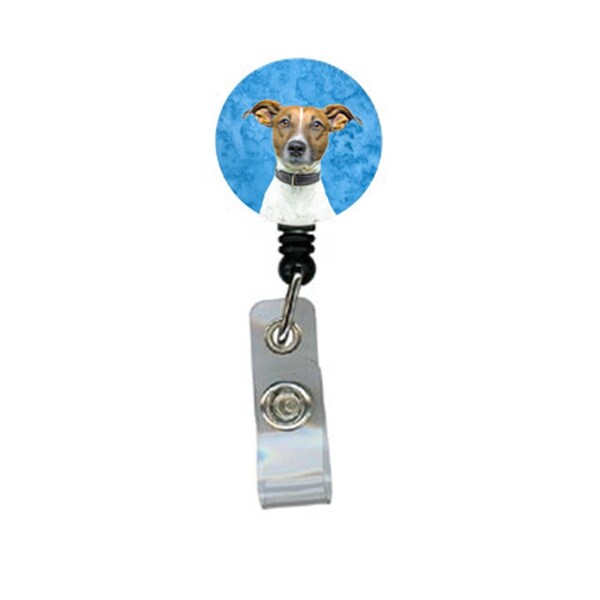 Carolines Treasures Yorkie And Yorkshire Terrier Retractable Badge Reel - KJ1226BU-BR