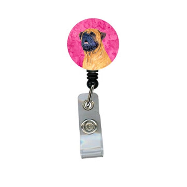 Carolines Treasures Mastiff Retractable Badge Reel Or Id Holder With Clip - SS4796-PK-BR