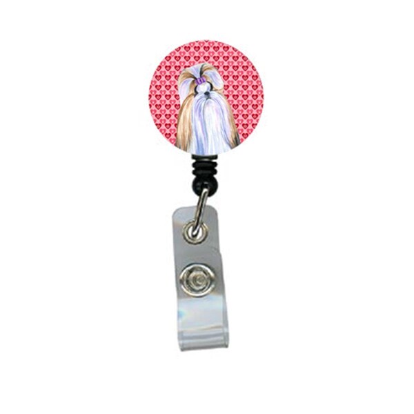 Carolines Treasures Shih Tzu Retractable Badge Reel or ID Holder with Clip - SS4465BR