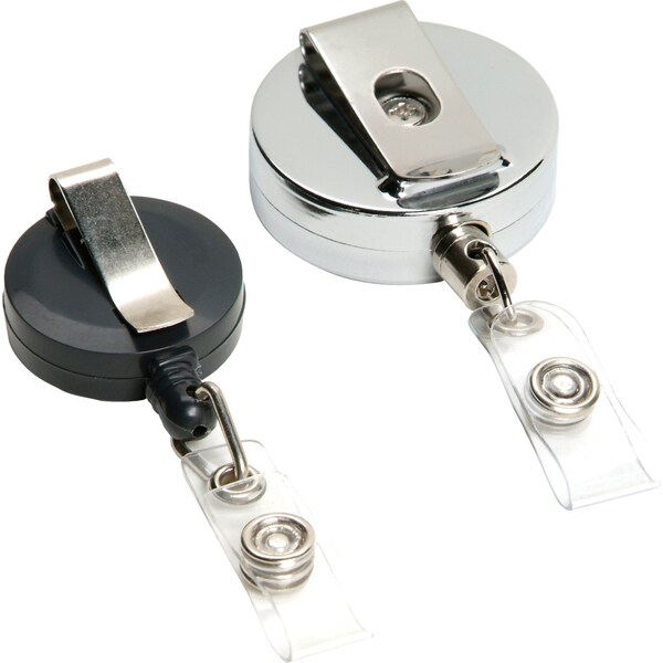 Durable Office Products Badge Reel, 3-5/16" L, Retractable, PK10 - 815258