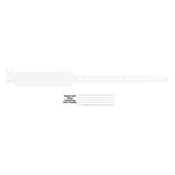 Identiplus ID Wristband, Pocket, 11-7/8 in. L, PK500 - CLS-250-VAI-09