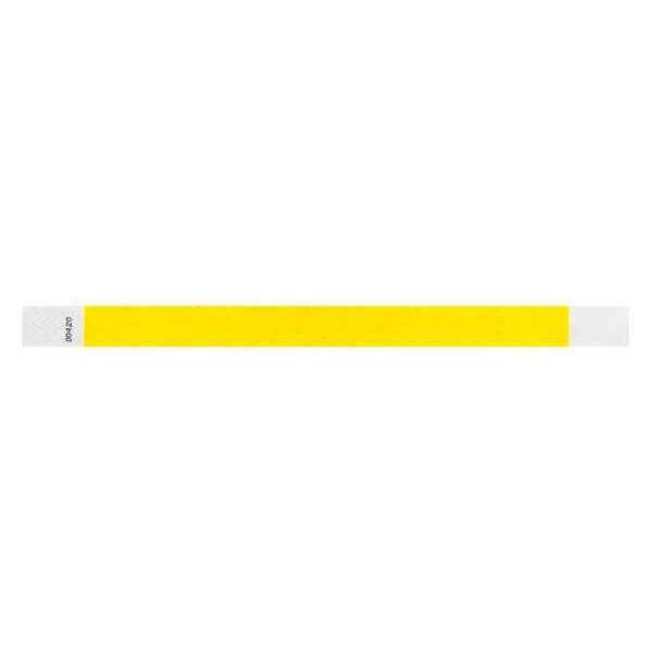 Identiplus ID Wristband, Adhesive, Yellow, PK500 - T3-34