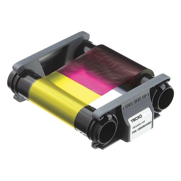 Badgy ID Card Printer Ribbon, Color, 8 in. H - CBGR0100C