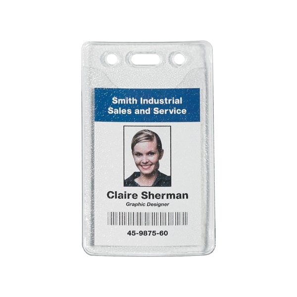 Bsc Preferred 2 x 3'' Pre-Punched Badge Holders, 100PK - BUY00021215