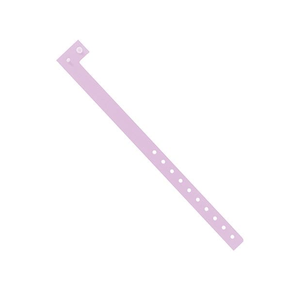 Bsc Preferred 3/4'' x 10'' Lavender Plastic Wristbands, 500PK - WR121LV