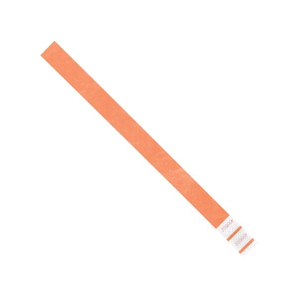 Bsc Preferred 3/4 x 10'' Orange Tyvek Wristbands, 500PK - BUY00087244