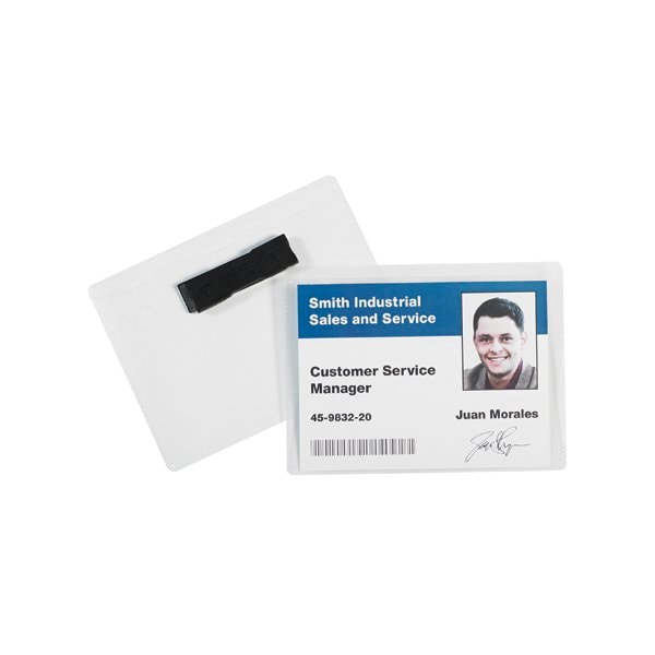 Bsc Preferred 4 x 3'' Magnetic Badge Holders, 20PK - BUY00025340