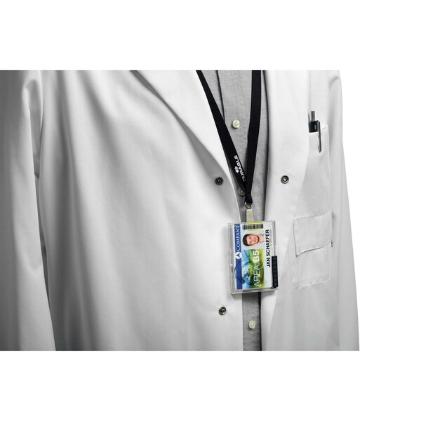 Durable Office Products ID Card Holder, 2-1/2" L, Dual, PK10 - 892119