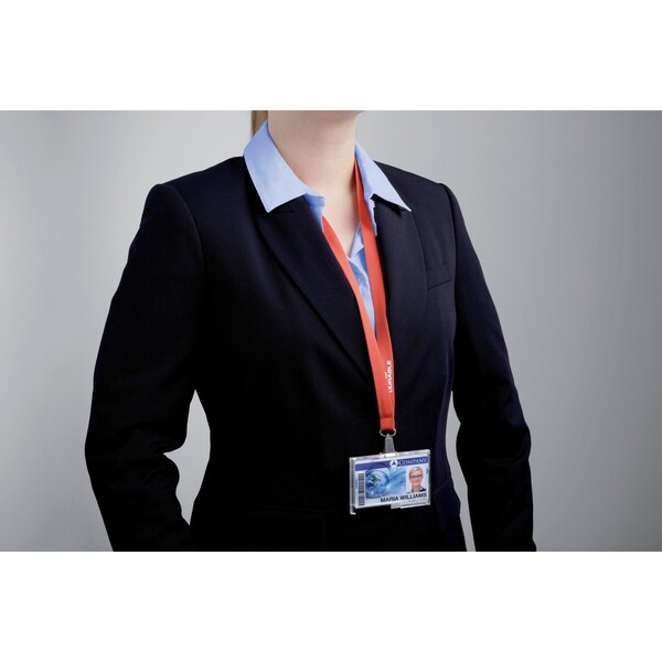 Durable Office Products ID Card Holder, 2-1/2" L, Dual, PK10 - 892119