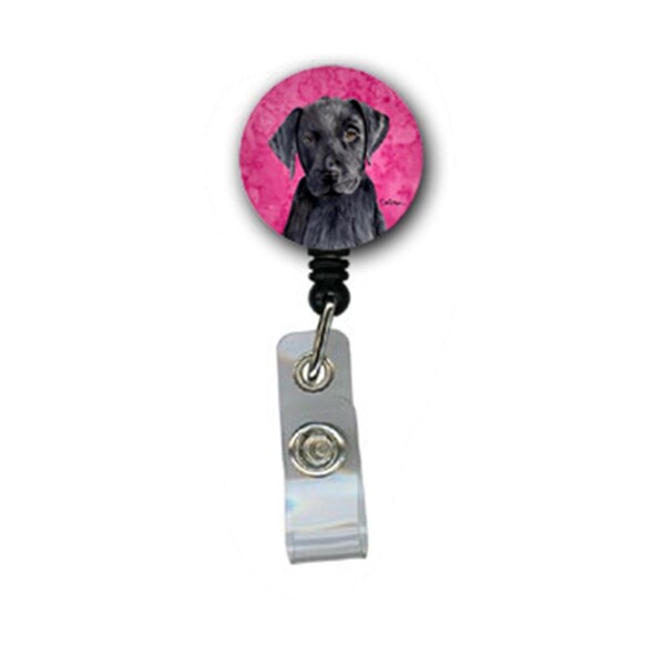 Carolines Treasures Labrador Retractable Badge Reel Or Id Holder With Clip - SC9136PK-BR