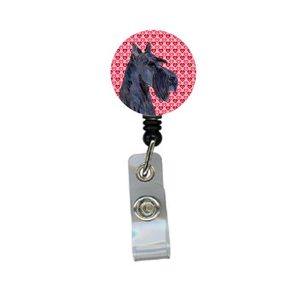 Carolines Treasures Scottish Terrier Retractable Badge Reel Or Id Holder With Clip - SS4529BR